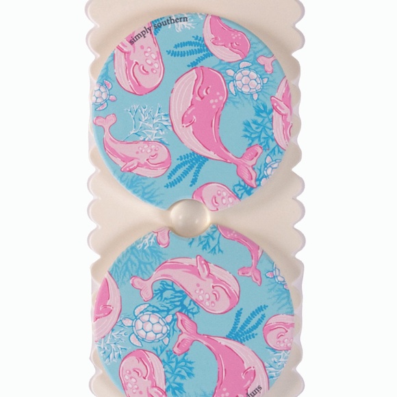 Simply Southern Blue and Pink Car Coasters - Picture 4 of 6